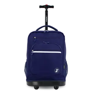 Sundance Laptop Rolling Backpack (20 Inch) in Navy
