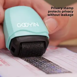 Identity Protection Roller Stamp, Protect Your Privacy and Address, Suitable for Personal Files, Credit Cards, Mail, Non-Toxic Comfort Design