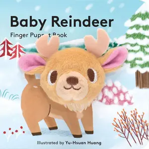 USED-Baby Reindeer: Finger Puppet Book: (Finger Puppet Book for Toddlers and Babies, Baby Books for First Year, Animal Finger Puppets) by Chronicle Books (Board book)