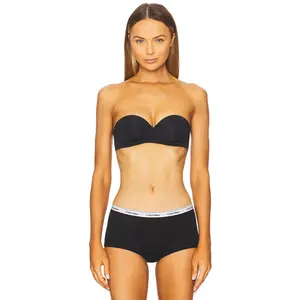 Calvin Klein Underwear Calvin Klein Strapless Capsule Push Up Bra in Black
