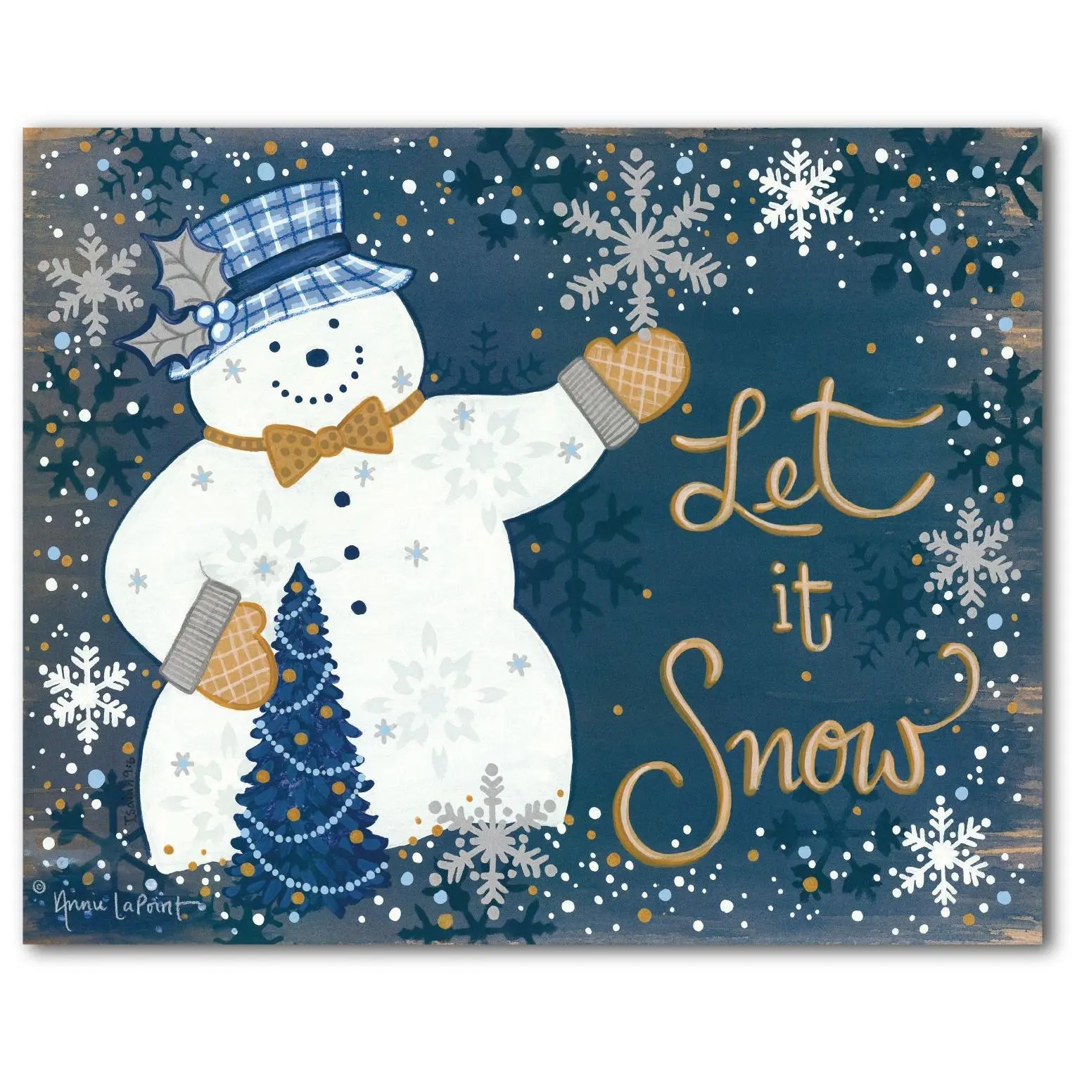 Courtside Market Let it's Snow 16x20 Canvas
