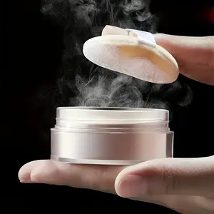 Oil Control Cosmetic Setting Powder, Lightweight Natural Finish, Medium Coverage, Sweatproof, Suitable for All Skin Types, Modern Makeup, Loose Powder