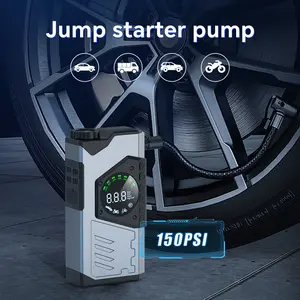 From Stranded Motorist to Prepared Traveler - The Smart 4-in-1 Roadside Companion That Saves You Time & Money: Instant Dead Battery Revival, Rapid Tire Inflation, Area Lighting and Device Charging - All in One Heavy-Duty Unit!