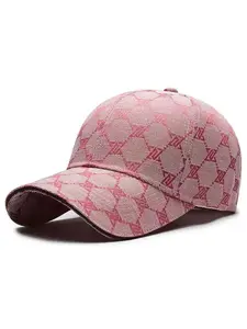 Unisex Geometric Letter Print Baseball Cap, Adjustable Snapback Cap, Geometric Pattern, Adjustable Sun Protection Casual Hat, Outdoor Sports, Summer Hat, Spring & Fall Travel Beach Activities