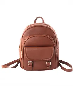 Vegan Leather Mini Backpack