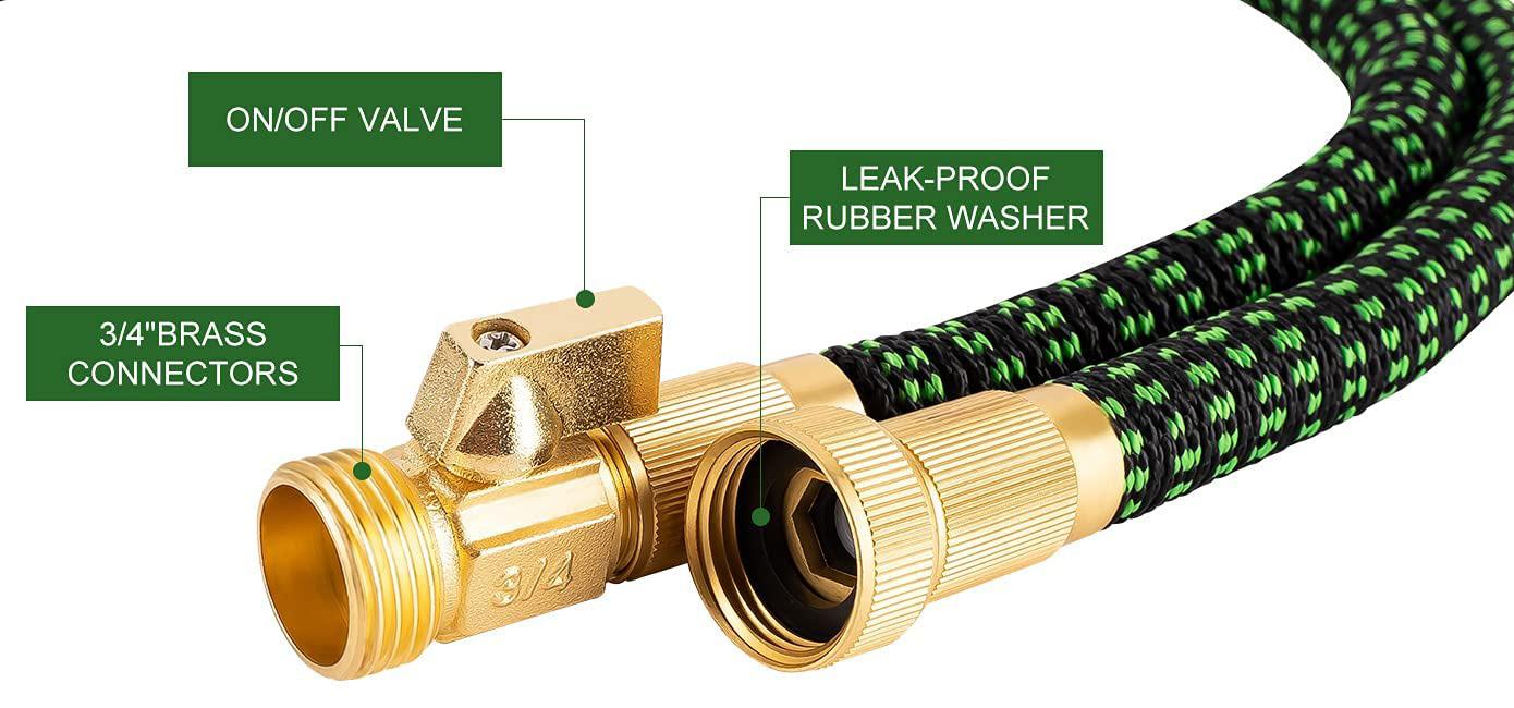 100FT Expandable Garden Hose, Heavy Duty Superior Strength Water Pipe Flexible Hose with 10 Function Spray Nozzle, 3-Layer Latex Core, for Watering Lawn Yard Garden, Car Washing, Pet Cleaning, Gift for Family 100FT Expandable Garden Hose, Heavy Duty Superior Strength Water Pipe Flexible Hose with 10 Function Spray Nozzle, 3-Layer Latex Core, for Watering Lawn Yard Garden, Car Washing, Pet Cleaning, Gift for Family