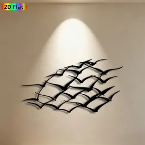 1pc Seagull Metal Wall Art, Dynamic Seagull Statue Mural, Ideal Gift for New Year, Easter, Coastal Decor Enthusiasts, Weather-Resistant Metal Wall Decor Wall Sculptures, Perfect for Patio Wall & Garden Fence, Seaside Vibe Enthusiasts