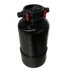 Portable Water Softener 6,000 Grain with Water Hose, 3/4" Brass Fiting 3,000 Gallons Softens Hard Water for Boat and RV.