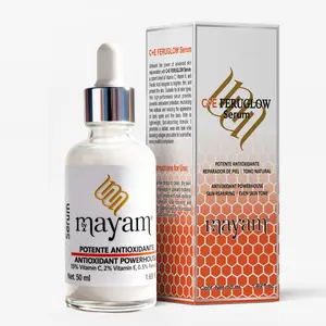 Mayam Beauty C+E FeruGlow Vitamin C E Ferulic Acid Retinol Serum 50ml Dark Spot Corrector Glow Booster Made in Mexico