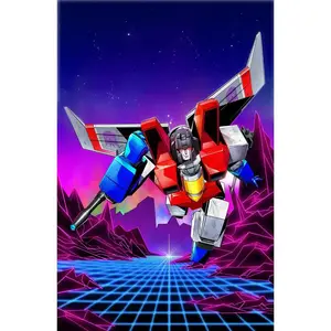 TRANSFORMERS #18 RAYMOND GAY - STARSCREAM - 80s RETRO VARIANT - 616 SHARED EXCLUSIVE - VIRGIN - LTD 750