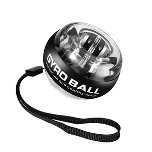 Wrist Strength Gyro Ball with Rope, Hand Grip Strength Training Ball for Muscle Training, Fitness Equipment for Home Gym, Valentine's Day Gift, Workout Accessories
