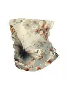 Butterfly Scarf Neckerchief Neck Face Mask Polyester