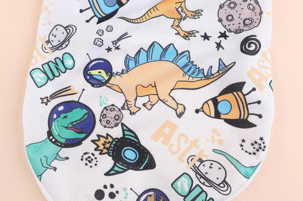 Cute Summer Pet Dog Cooling Vest Cartoon Soft Clothing Summer Casual Shirts Small Medium Large Dogs Puppy French Bulldog Clothes