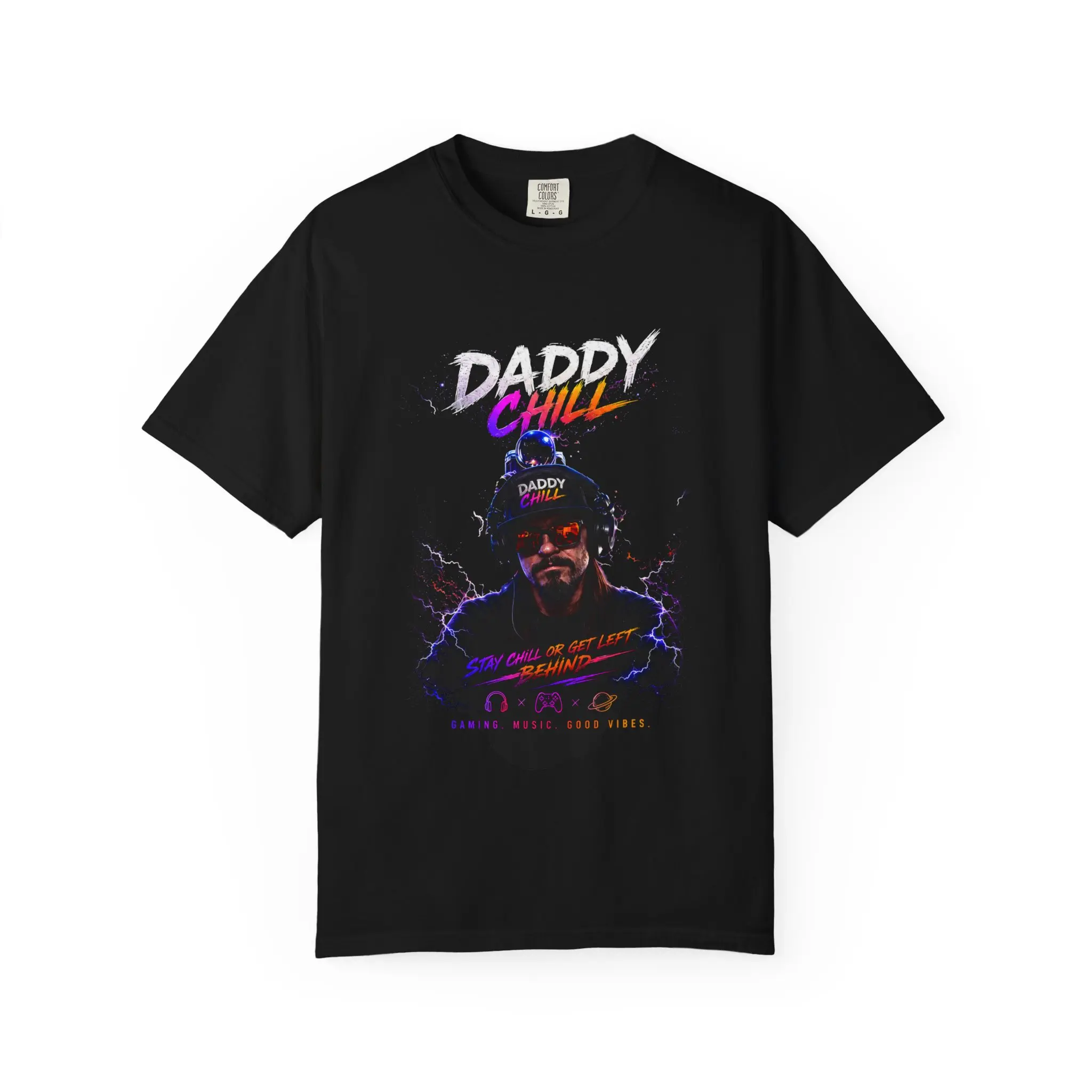 Daddy Chill Gaming & Music Graphic T-Shirt | Premium Creator Streetwear Tee