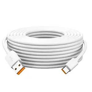 PD USB Charging Extension Cable, Type-C/micro USB Data Line, 12m Super Fast Charge, Compatible with Samsung Huawei Xiaomi Vivo Android Devices