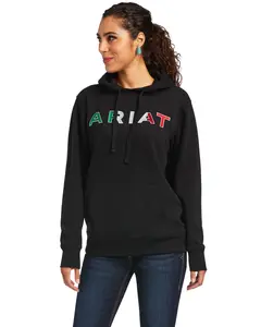 Ariat Women's Women'S Mexico Embroidered Logo Pullover Hoodie Plus - 10038930-Plus