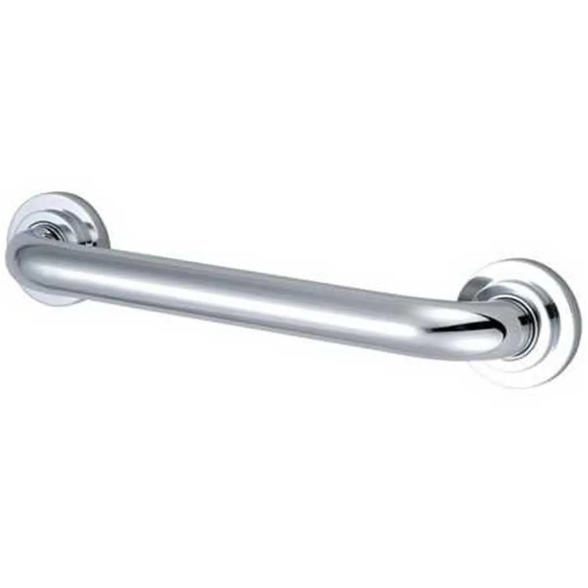 Kingston Brass Manhattan 24" Chrome Grab Bar - 1-1/2" Wall Clearance, ADA-Standard Bathroom Safety Bar with Mounting Hardware & Easy Installation