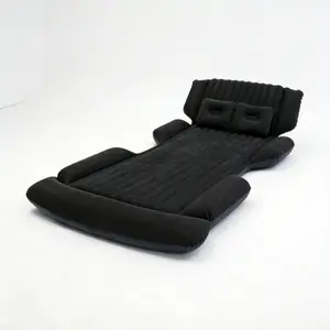 6.4ft Foldable Portable Inflatable Car Mattress for Tesla SUV Truck, Ergonomic Air Bed for Trunk Camping Tent RV Van Outdoor Travel Road Trip Sleeping