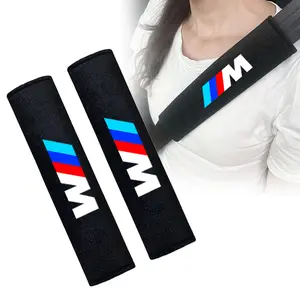 2PCS Suede Car Seat Belt Protect Shoulder Pads Car Interior Accessory For BMW M F25 F26 F16 F15 F34 F07 F40 F10 F45 F46 G20 G22 G23 G12 F13 Accessories