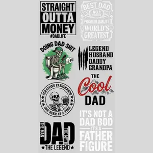 DTF GANG SHEET - Pressing on Any Material 10.7 Inches Wide DTF GANG SHEET - Pressing on Any Material 10.7 Inches Wide