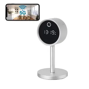 4K WiFi Security Camera Clock Baby/Partner/Pet/Elderly Camera, Nanny Cam with Two-Way Audio, AI Motion Detection and Night Vision Essentials High Chair