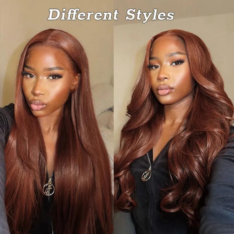Tinashe Honey Blonde & Copper Brown Human Hair 6×5 Pre-Cut HD Lace Pre- Bleached Knots Glueless Lace Closure Wig Pre everthing #dealsforyoudays