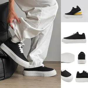 2026 Fall/Winter Men's High-End Fashion Hidden Heel Invisible Height-Increasing Thick-Soled Platform Casual Trainers, Comfortable Walking Footwear for Daily Outdoor Streetwear, Trainer