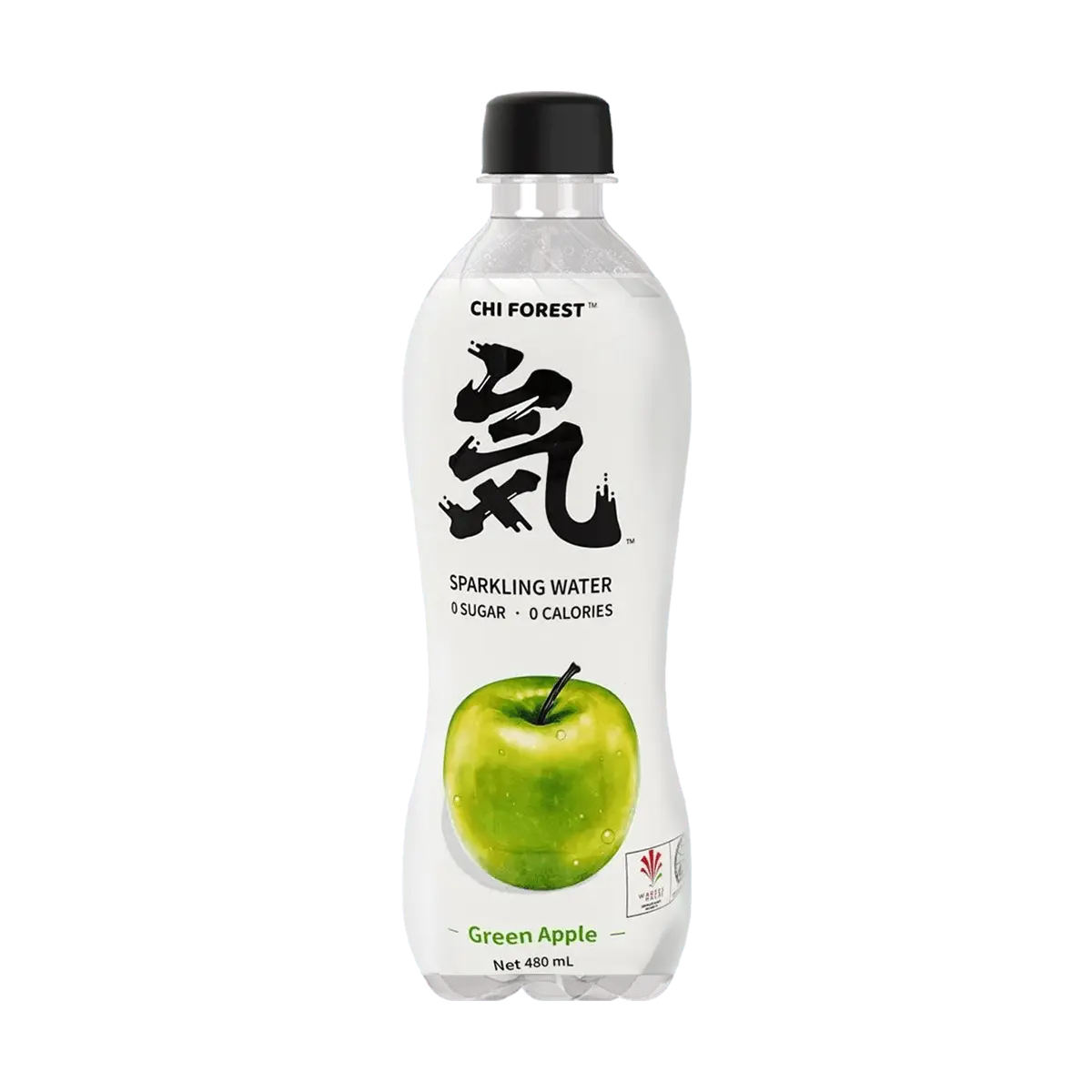Chi Forest Genki Forest Sparkling Water Green Apple Flavor 480ml Chi Forest Genki Forest Sparkling Water Green Apple Flavor 480ml