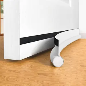 Under Door Draft Stoppers 36 Inch Door Draft Blocker Draft Stoppers for Bottom of Doors Seal Gap, Door Seal Strips Sweeps, White