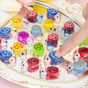 Mini Soft Plush Turtle Toy, Glow-In-The-Dark Stress Relief Gift, Cute Anxiety Reducer, Perfect Party Present, Birthday Gift