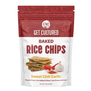 Get Cultured Rice Chips – Sweet Chili Garlic | Crispy, Crunchy, Addicting Snack | Gluten-Free, No Preservatives (4.2oz)