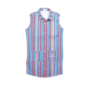 Guayabera - Liberty Stripe Sleeveless Dress