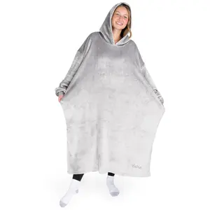 The Bare Homey - Adult Wearable Blanket - Microplush Side Pockets - Long Length The Bare Homey - Adult Wearable Blanket - Microplush Side Pockets - Long Length