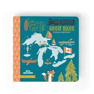 All Aboard Great Lakes: A Seek and Find Baby Children's Book