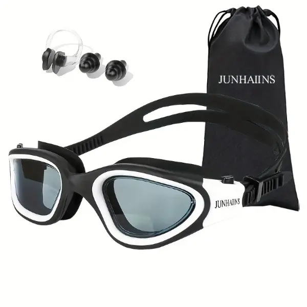 Anti-Fog Swim Diving Goggles  Leak-Resistant for Lap Swimming & Freediving Wide View Lens for Competitive  Recreational Swimmers  Divers