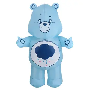 Adult Care Bears Inflatable Grumpy Bear Costume
