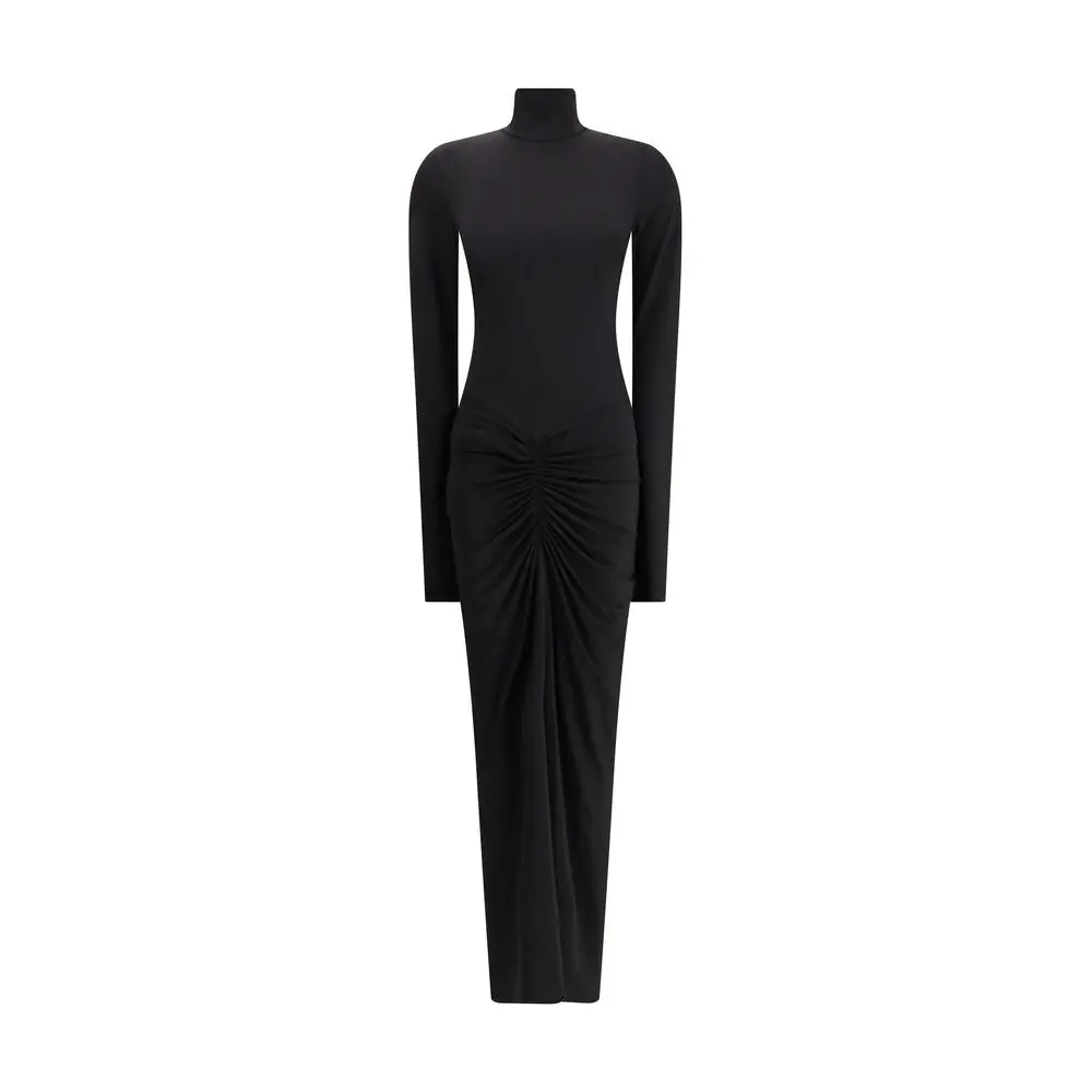 The Andamane Black Polyester Casual Dress