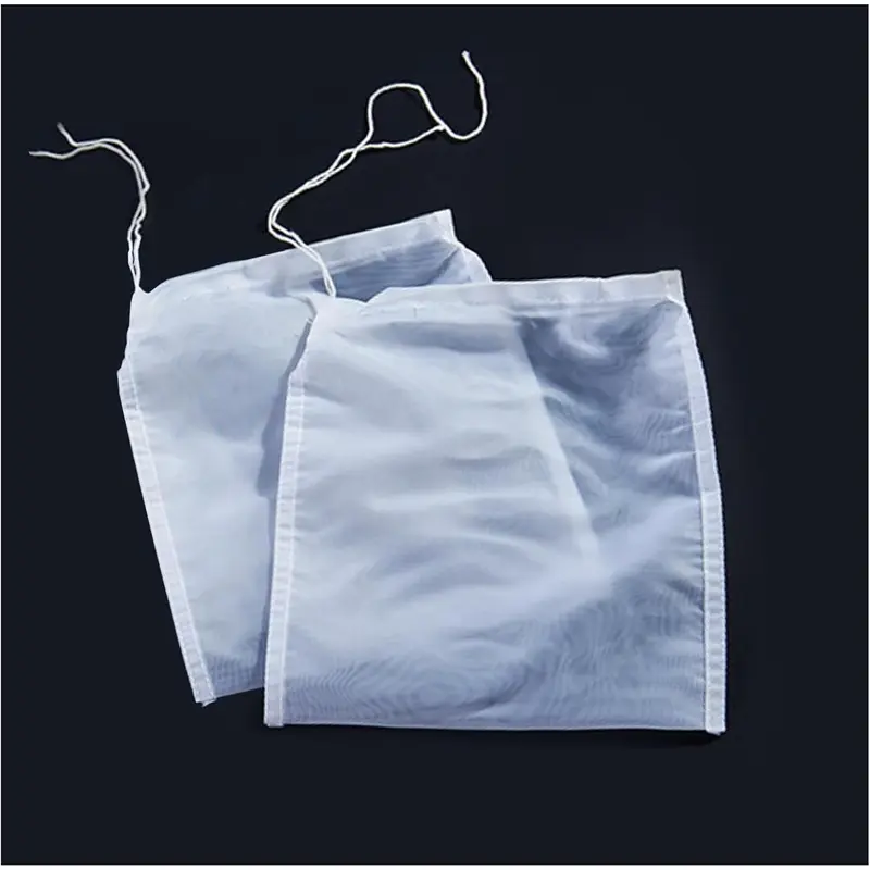 4 count Cloths Strainer, Grade Nylon Nut Bag Strainer, Cold Brew Coffee Cheese Cloths Strainer for Straining Fruit Juice,Nut Milk,Doufu,Coffee,Soup Etc (Bag strainer)
