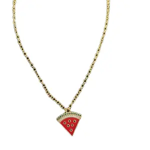 Slice Of Freedom Palestine necklace