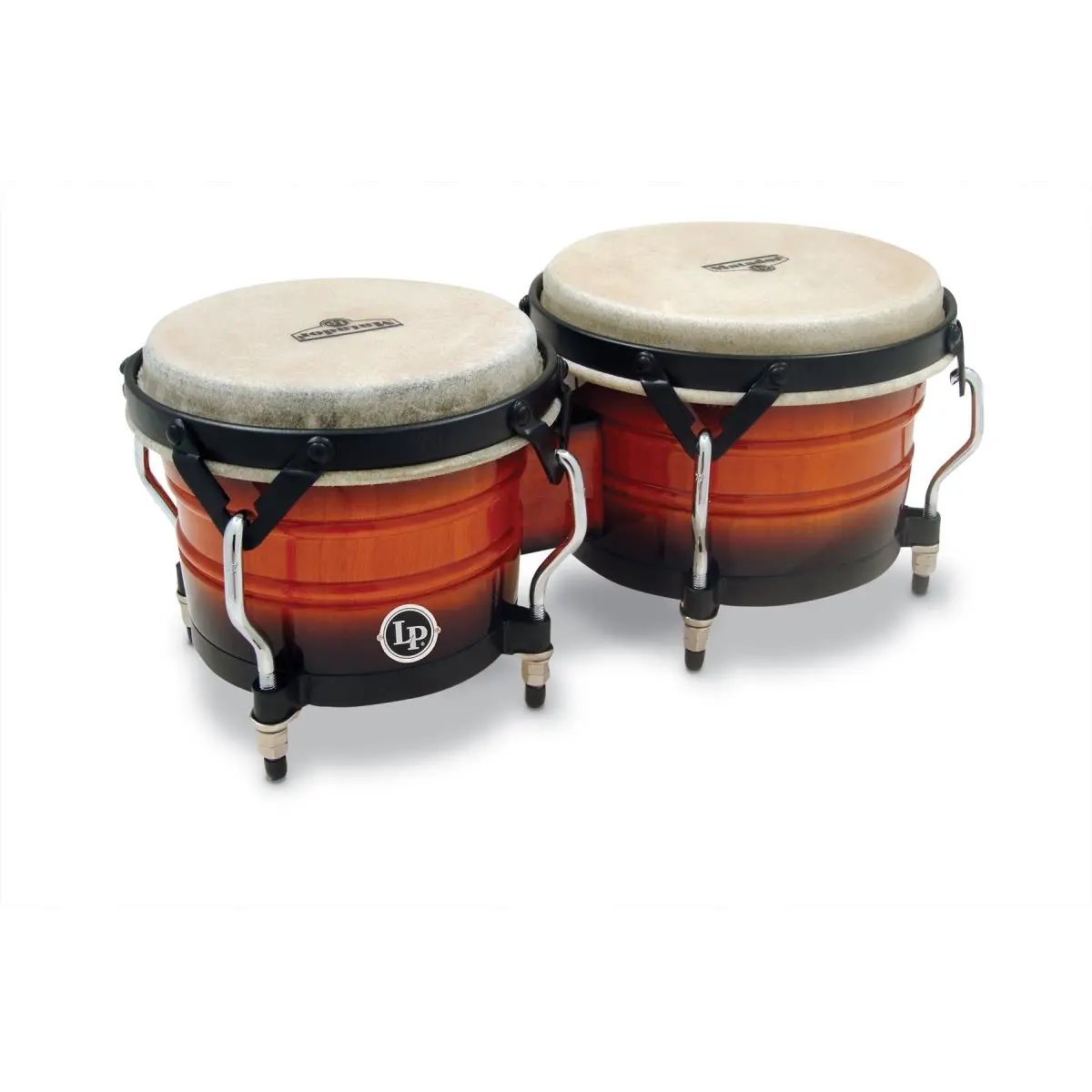212 MAIN Latin Percussion Bongo Mat - Black Hardware, Vintage Starburst Design, Musical Instrument Accessory, Drum Kit Accessories
