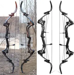 ZSHJGJR JUN XING BOW F164 Recurve Bow American Hunting 320FPS 40-55lbs Adjustable Compound Right Hand for Archery Fishing Shooting