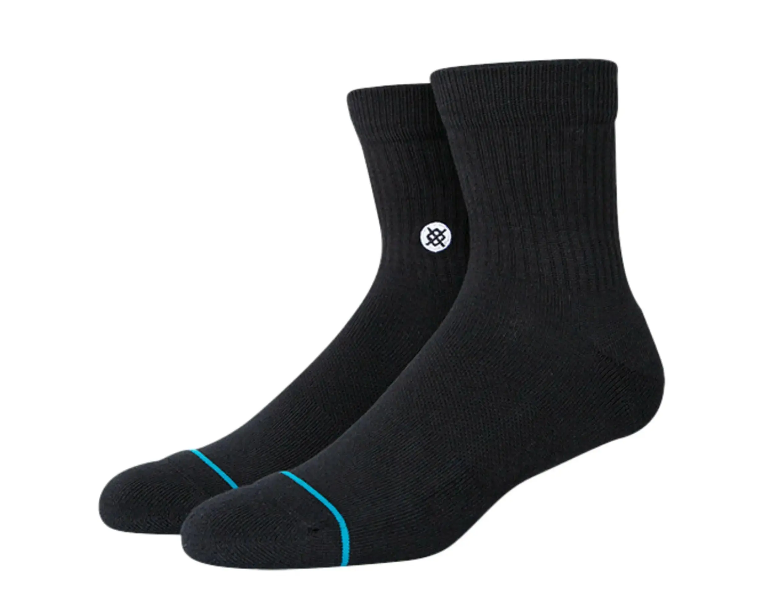 Stance Icon Quarter Classic Ankle Socks in Black | Men's