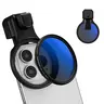 K&F CONCEPT 58mm/67mm Press-on VND & Multi-Coated CPL Threaded Filter Complete Kit, Press-on Clip & Phone Lens Clip for iPhone 17/16/15/14/13/12 (Standard/Pro/Pro Max) Mobile Phone Accessories