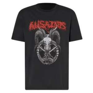 Allsaints Archon Organic Cotton T Shirt | Short Sleeve Menswear,Summer Clothes Top for Daily Wear,Summer Outfits 2024,Men'top for Daily Wear,Crewneck Streetwear  T-Shirt, Graphic Tee,Shortsleeve Menswear.