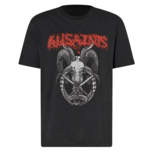 Allsaints Archon Organic Cotton T Shirt | Short Sleeve Menswear,Summer Clothes Top for Daily Wear,Summer Outfits 2024,Men'top for Daily Wear,Crewneck Streetwear  T-Shirt, Graphic Tee,Shortsleeve Menswear.