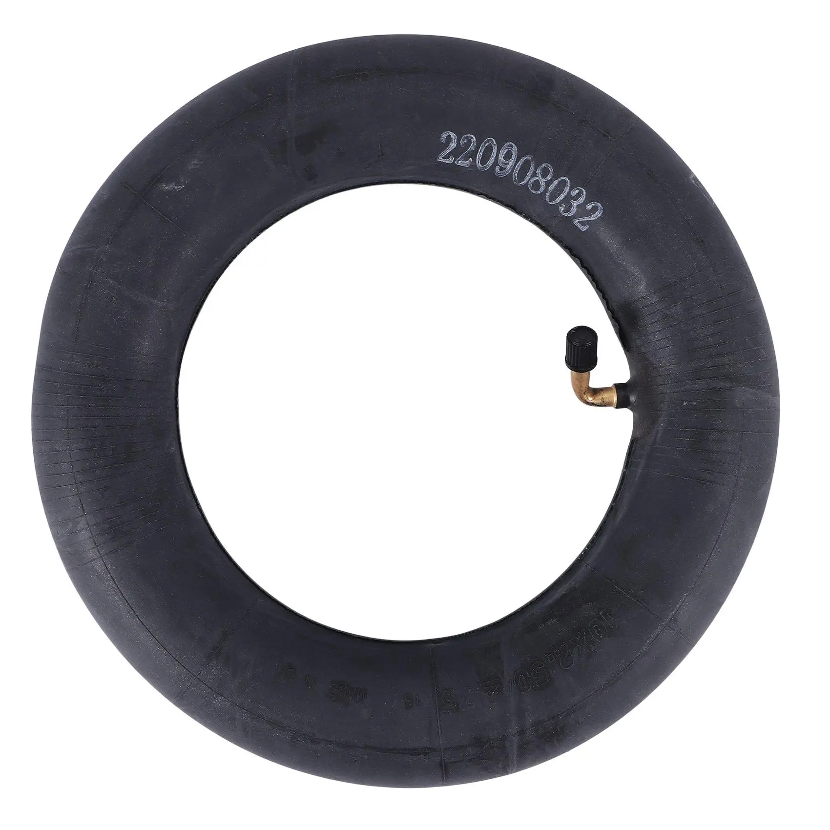 1Pcs Rubber Inner Tube for 10 Inch Electric Scooter, 10x2.5/2.75 Size, 45-degree Bent Valve, Rubber Tube