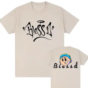 Rapper Blessd T-Shirt, Latin Rap Streetwear Graphic Tee, Urban Hip Hop Aesthetic Shirt, Music Fan Apparel for Men Women Fans