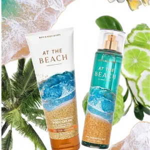 Bath & Body Works At The Beach Cream and Fragrance Set - Includes Body Cream and Mist for 24 Hour Moisture