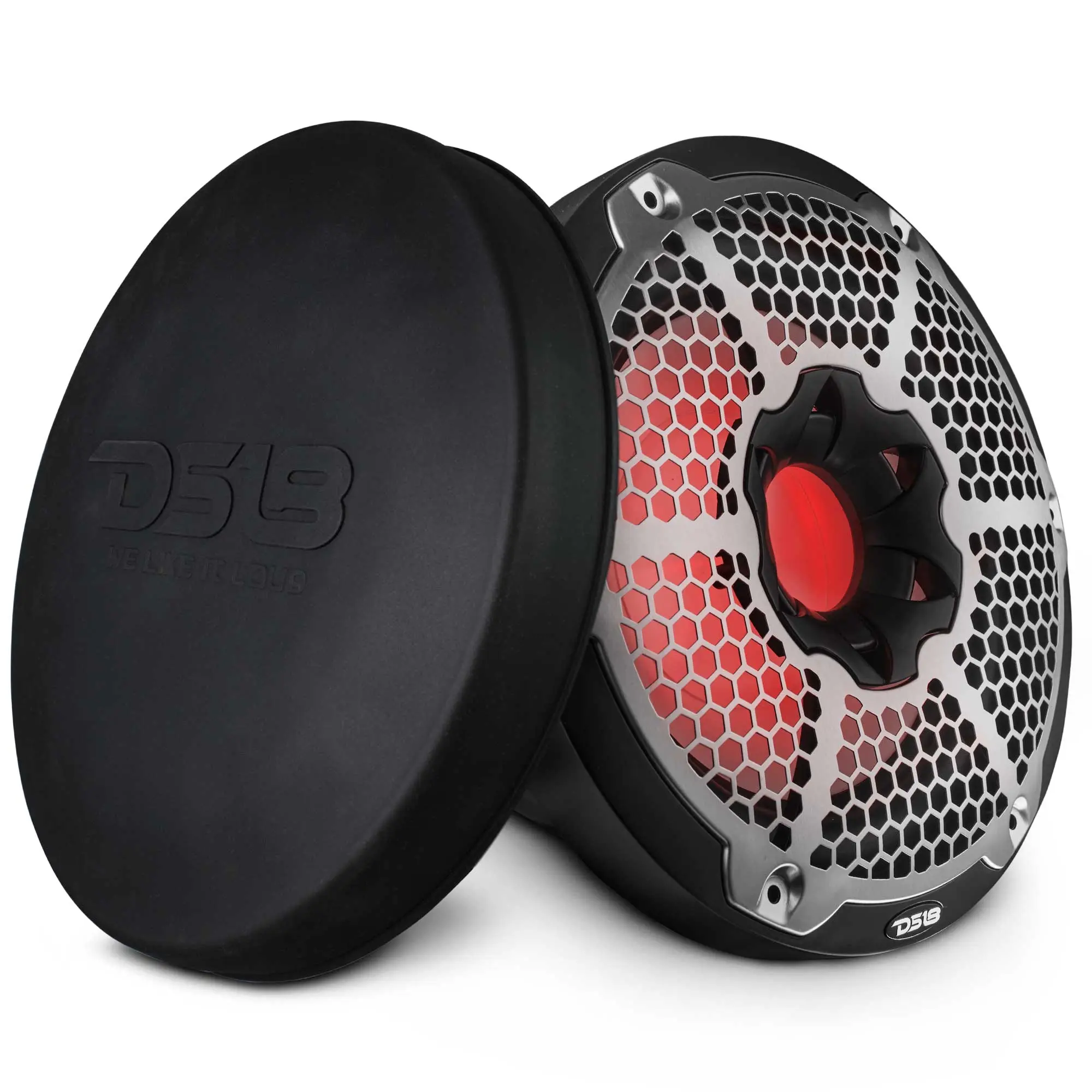 NXL 10" Marine Subwoofer with RGB LED Lights 300 Watts Rms SVC 4-Ohm - Black