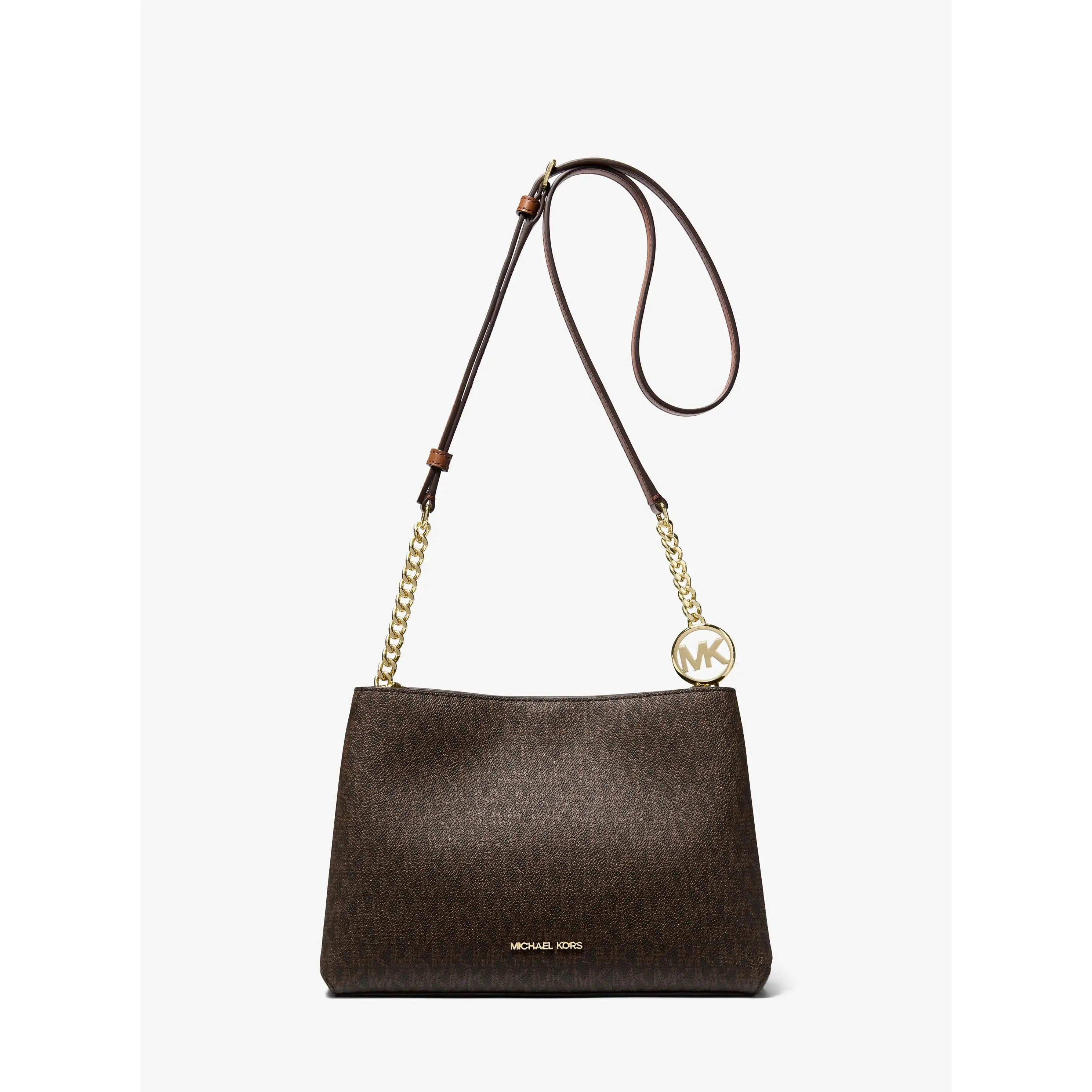 Christina Small Signature Logo Crossbody Bag